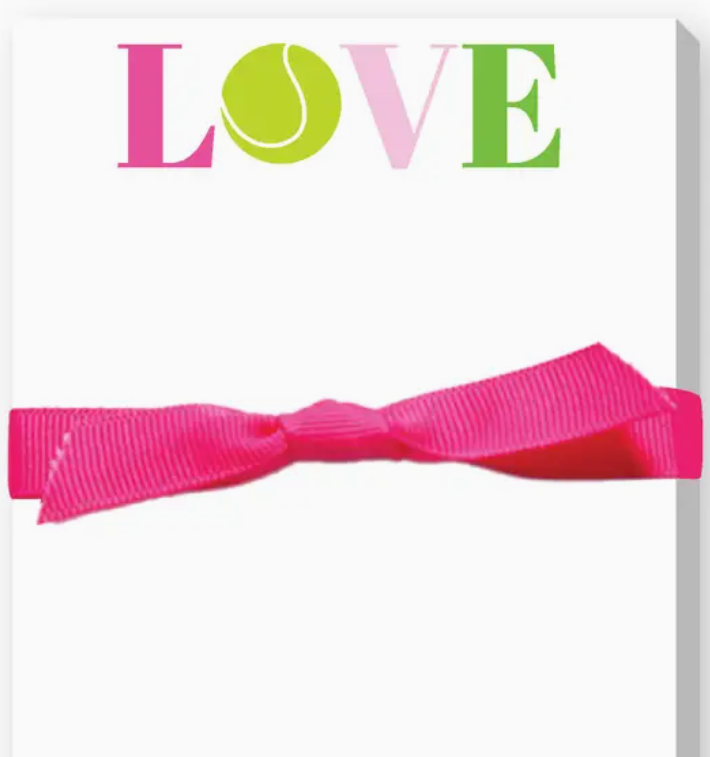 Donovan Designs Love Tennis Mini Notepad
