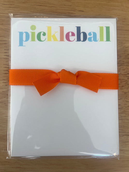 Pickleball Notebook