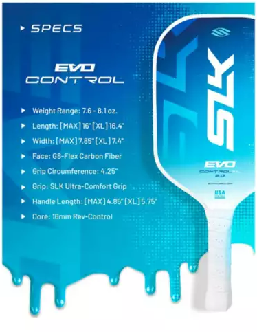 Selkirk Evo 2.0 Control Max Pickleball Paddle