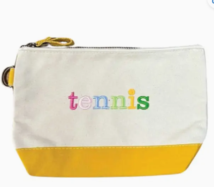 Donovan Designs Tennis Doodle Pouch